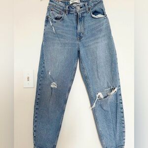 Abercrombie Curve Love Dad Jeans